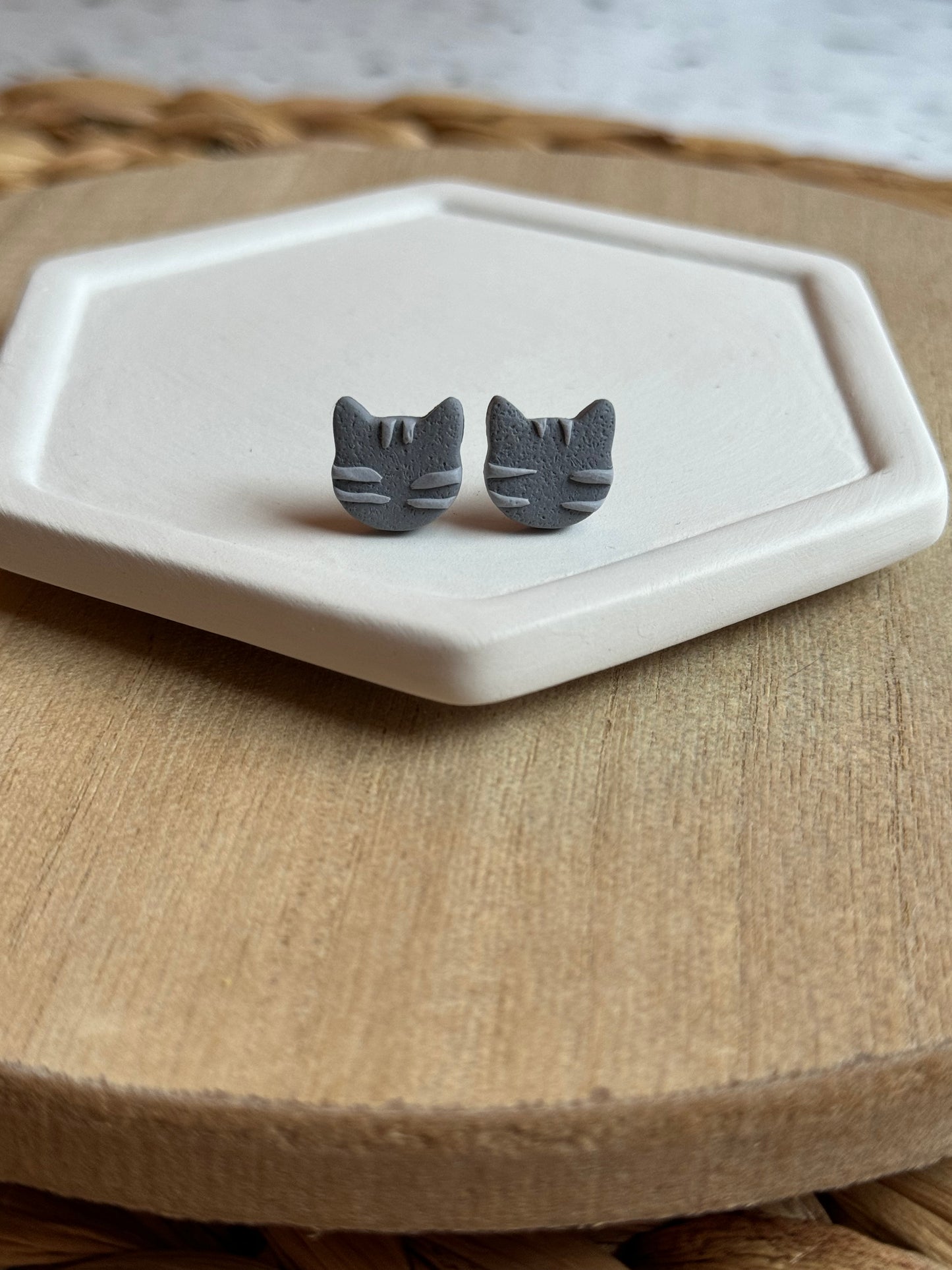 Gray Striped Cat Studs