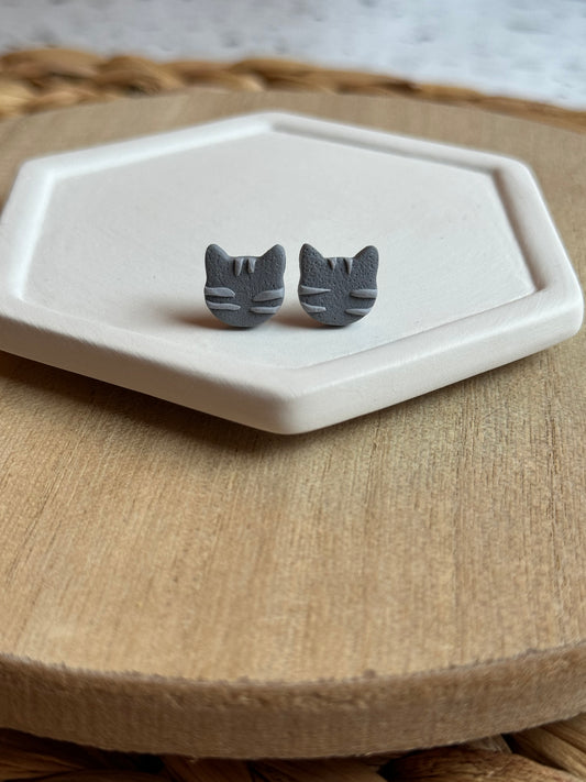 Gray Striped Cat Studs