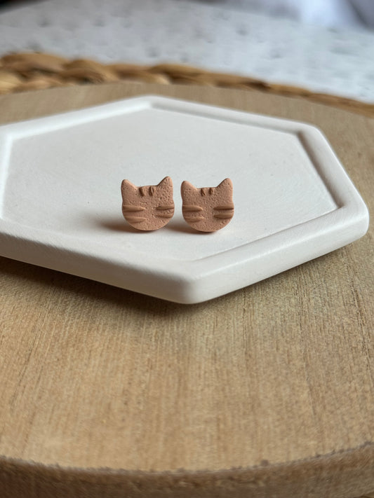 Orange Cat Studs