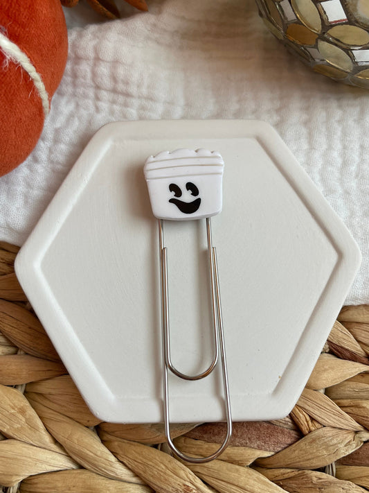 Ghost Halloween Bucket Bookmark *PREORDER*